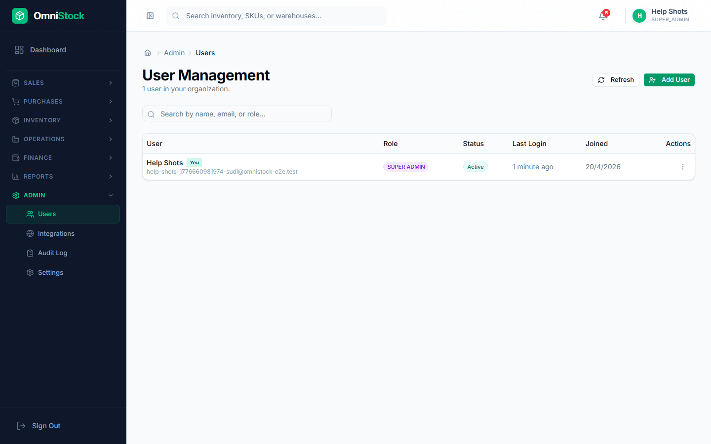 Invite team members and assign roles — screenshot of the feature